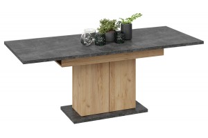 Стол раздвижной Детройт Тип 1 Дуб Крафт золотой, Ателье темное