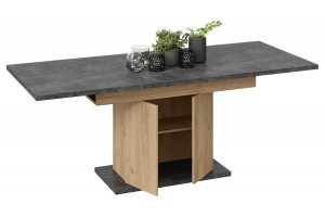 Стол раздвижной Детройт Тип 1 Дуб Крафт золотой, Ателье темное