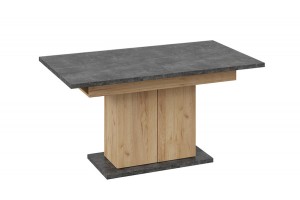 Стол раздвижной Детройт Тип 1 Дуб Крафт золотой, Ателье темное