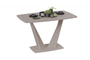 Стол раздвижной Фабио Тип 1 Капучино матовый, Стекло матовое капучино