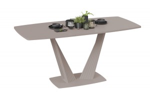 Стол раздвижной Фабио Тип 1 Капучино матовый, Стекло матовое капучино