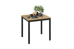 Стол раздвижной Слайд Тип 1 Черный муар, Дуб Крафт золотой