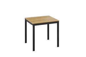 Стол раздвижной Слайд Тип 1 Черный муар, Дуб Крафт золотой