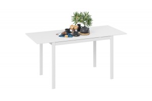 Стол раздвижной Слайд Тип 2 Белый матовый, Белый