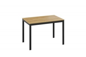 Стол раздвижной Слайд Тип 2 Черный муар, Дуб Крафт золотой