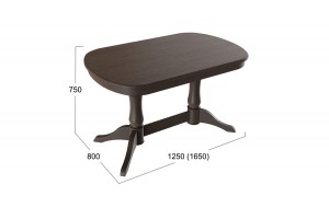 Стол Валенсия Орех темный