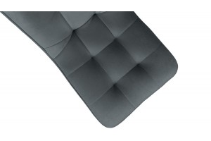 Стул Фредо Черный муар, Микровелюр BRENDY Graphite