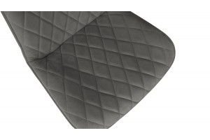 Стул OSCAR Белый муар, Велюр L002 серо-бежевый