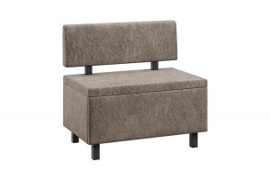 Скамья прямая Брайтон (800 мм) Венге Цаво, Wellmart Latte