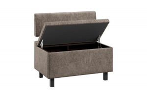 Скамья прямая Брайтон (800 мм) Венге Цаво, Wellmart Latte