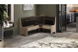 Кухонный уголок Техас Исп.2 Дуб Сонома, Кашемир коричневый