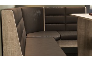 Кухонный уголок Техас Исп.2 Дуб Сонома, Кашемир коричневый