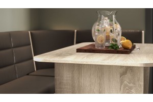 Кухонный уголок Техас Исп.2 Дуб Сонома, Кашемир коричневый