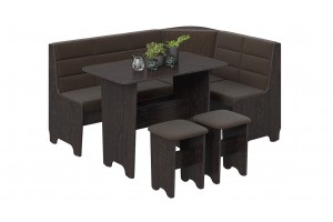 Кухонный уголок Техас Исп.2 Венге, Кашемир коричневый