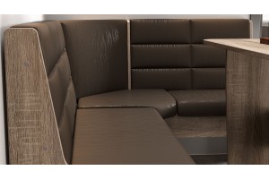 Кухонный уголок Техас Исп.2 Дуб Сонома трюфель, Кашемир коричневый