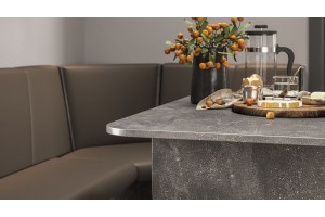 Кухонный уголок Техас Исп.1 Ателье темный, Экокожа коричневая