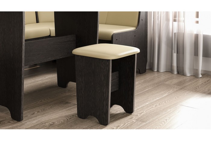 Кухонный уголок «Техас» Исп.1 Венге, Экокожа бежевая