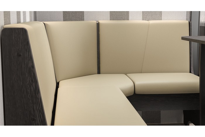 Кухонный уголок «Техас» Исп.1 Венге, Экокожа бежевая