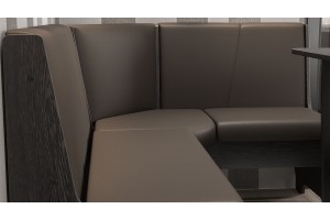 Кухонный уголок Техас Исп.1 Венге, Экокожа коричневая