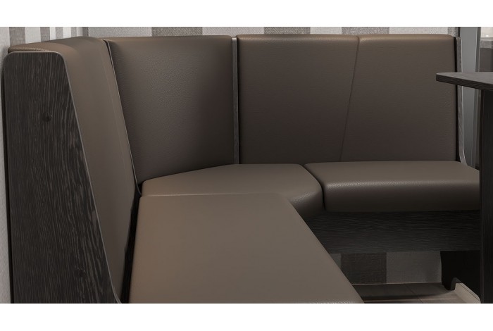 Кухонный уголок «Техас» Исп.1 Венге, Экокожа коричневая