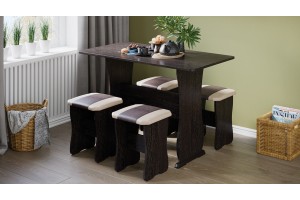 Обеденная группа Тип 1 Венге, «Санчо»/Коричневый