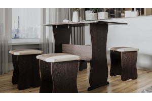 Обеденная группа Тип 1 Венге, «Санчо»/Коричневый