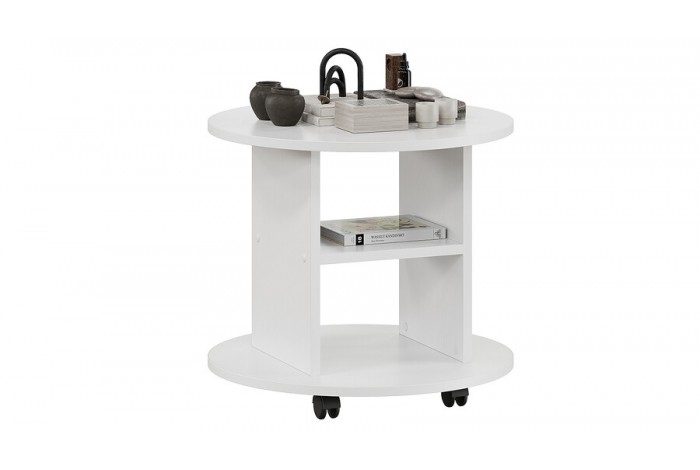 Стол журнальный Остин Белый Ясень