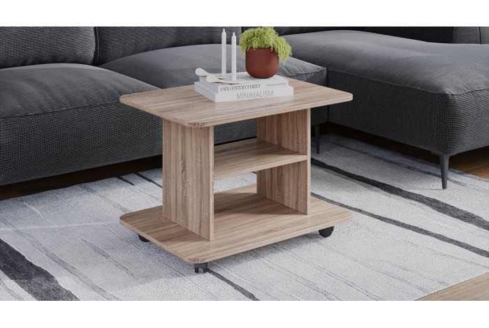 Стол журнальный Тип 1 - МФ-107.001 Дуб Сонома трюфель