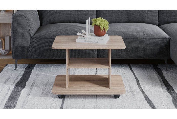 Стол журнальный Тип 1 - МФ-107.001 Дуб Сонома трюфель