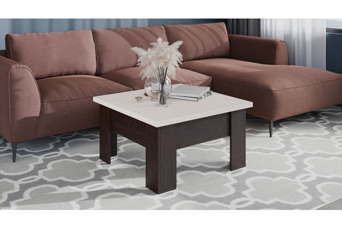 Стол журнальный Тип 10 Венге Цаво, Дуб Белфорт