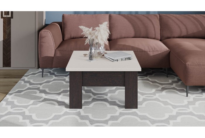 Стол журнальный Тип 10 Венге Цаво, Дуб Белфорт