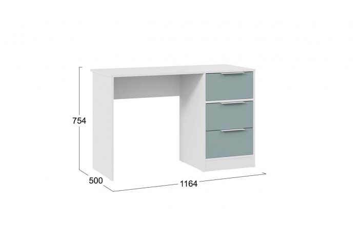 Модульная мебель для офиса «Марли» Белый, Серо-голубой