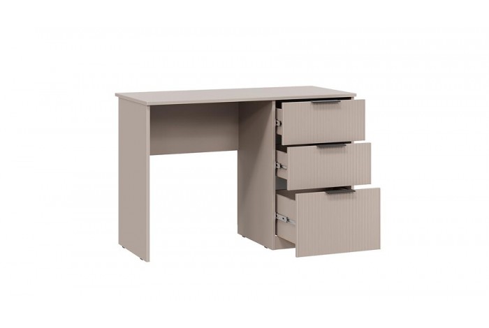 Стол письменный «Графит» Глиняно серый, Холст латте