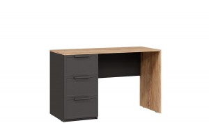 Стол письменный Стелла Тип 1 Серый вулкан, Фон Серый, Яблоня Беллуно