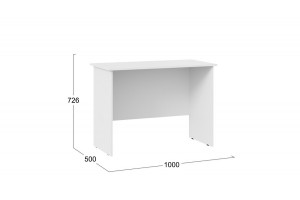 Стол письменный Тип 14 (1000) Белый Ясень