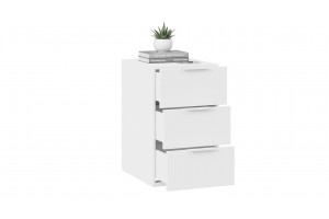 Тумба универсальная Порто (для стола) Белый Жемчуг, Белый софт