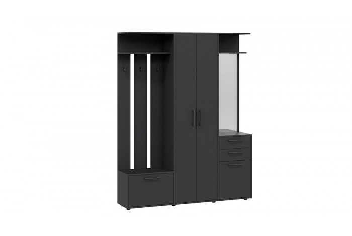 Набор мебели для прихожей «Витра» Тип 2 Антрацит