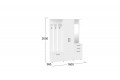 Набор мебели для прихожей «Витра» Тип 2 Белый Ясень
