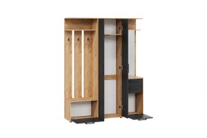 Прихожая Витра Тип 2 Дуб Крафт золотой, Антрацит