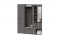 Прихожая «Эрика» №1 Тип 2 Графит Серый