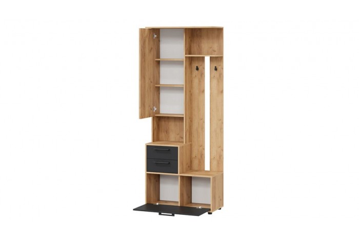 Прихожая Витра №5 Дуб Крафт золотой, Антрацит