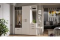 Набор мебели для прихожей «Витра» Тип 2 Белый Ясень