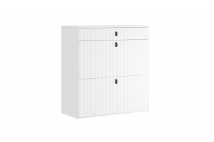 Прихожая Тиффани №3 Белый снег, Белый софт