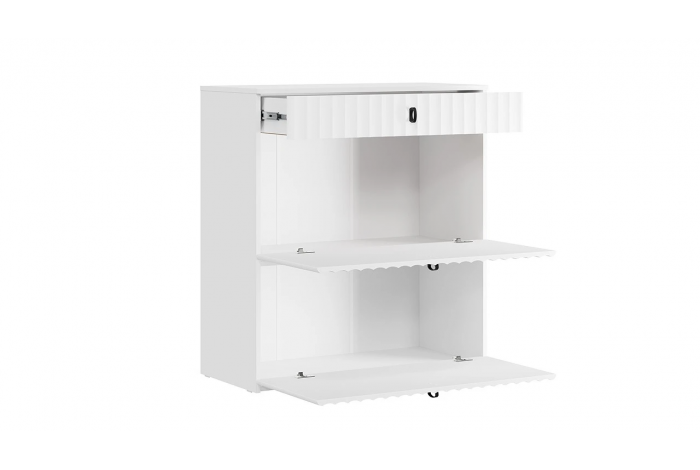 Прихожая «Тиффани» №3 - ГН-003 Белый снег, Белый софт