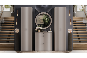 Прихожая Тиффани №3 Кашемир, Кашемир матовый