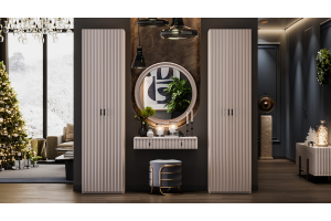 Прихожая Тиффани №4 Кашемир, Кашемир матовый