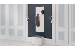 Прихожая Тиффани стандартный Белый снег, Белый софт