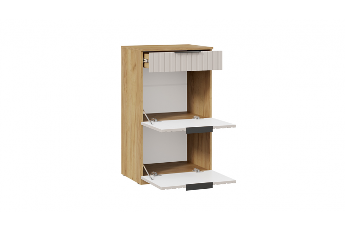 Прихожая «Хилтон» №2 Дуб Крафт золотой, Мокко матовый