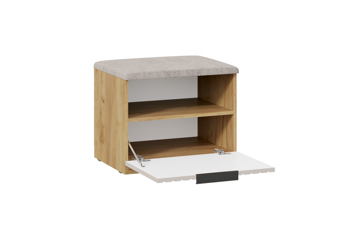 Прихожая «Хилтон» №2 Дуб Крафт золотой, Мокко матовый