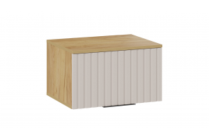 Шкаф настенный Хилтон Исп.2.1 Дуб Крафт золотой, Мокко матовый